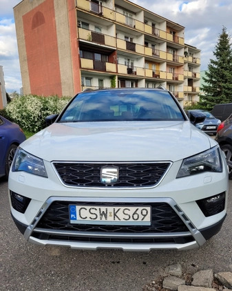 Seat Ateca cena 84000 przebieg: 98000, rok produkcji 2017 z Świecie małe 79